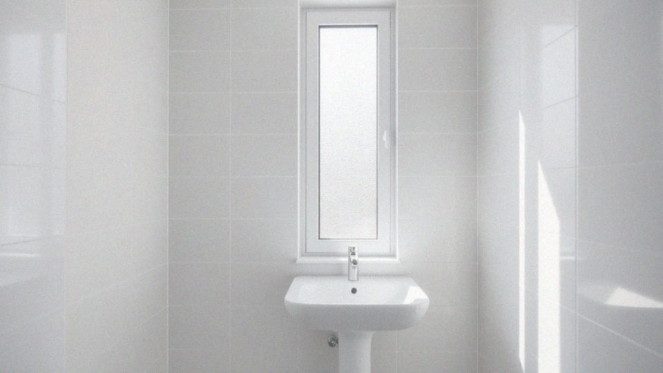 Na jakiej wysokości w łazience montuje się okna?